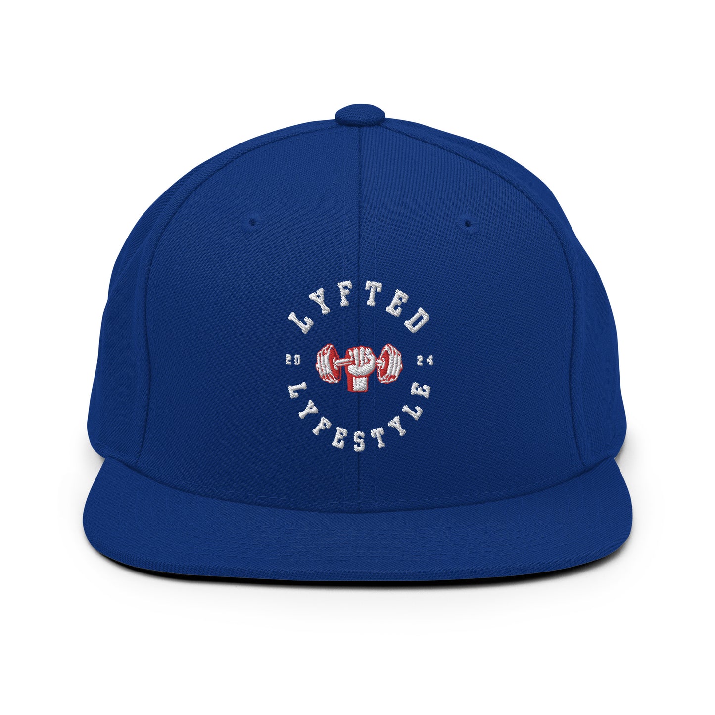 LYFTED LYFESTYLE LOGO RED Lettering Snapback Hat