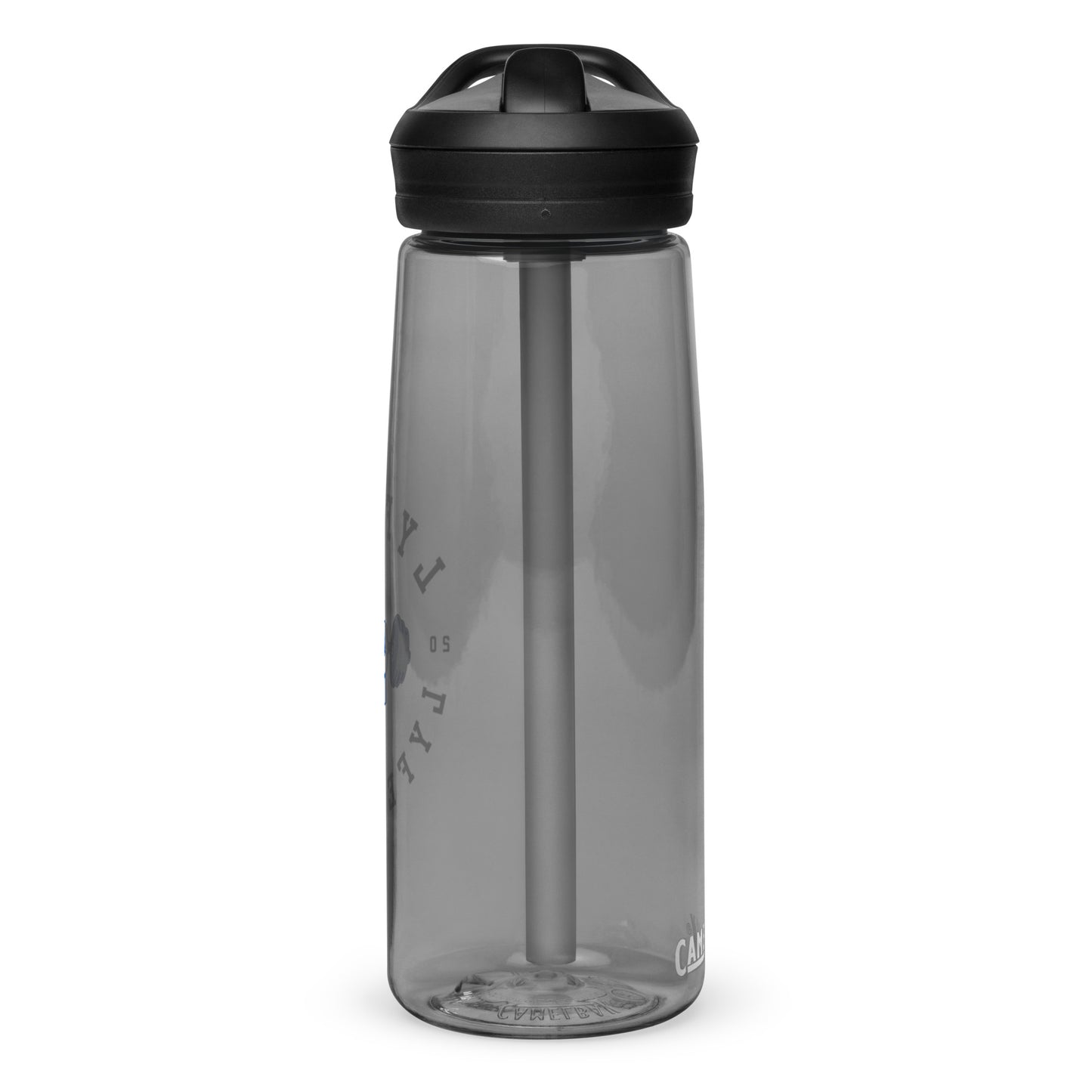 LYFTED LYFESTYLE LOGO BLUE AND WHITE Sports water bottle