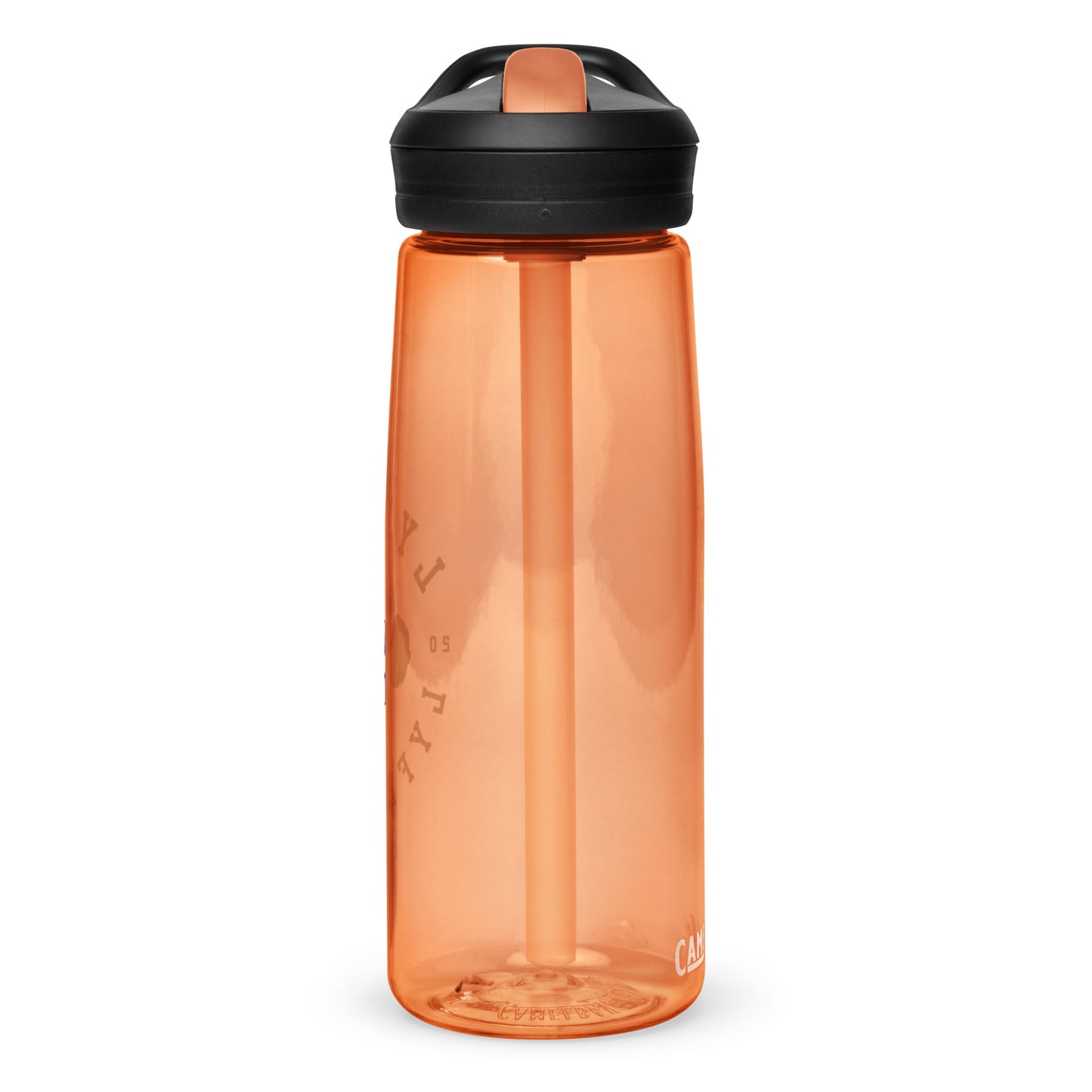 LYFTED LYFESTYLE LOGO BLUE AND WHITE Sports water bottle