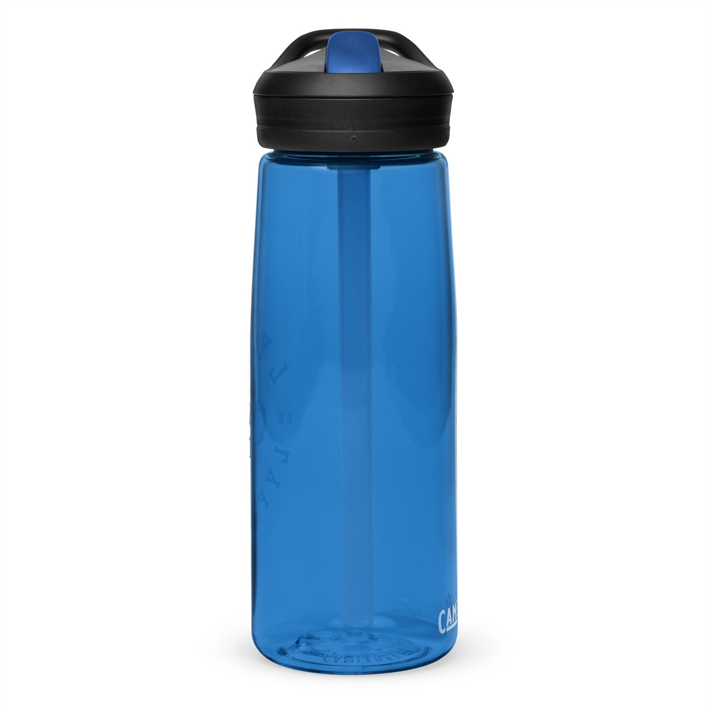 LYFTED LYFESTYLE LOGO BLUE AND WHITE Sports water bottle