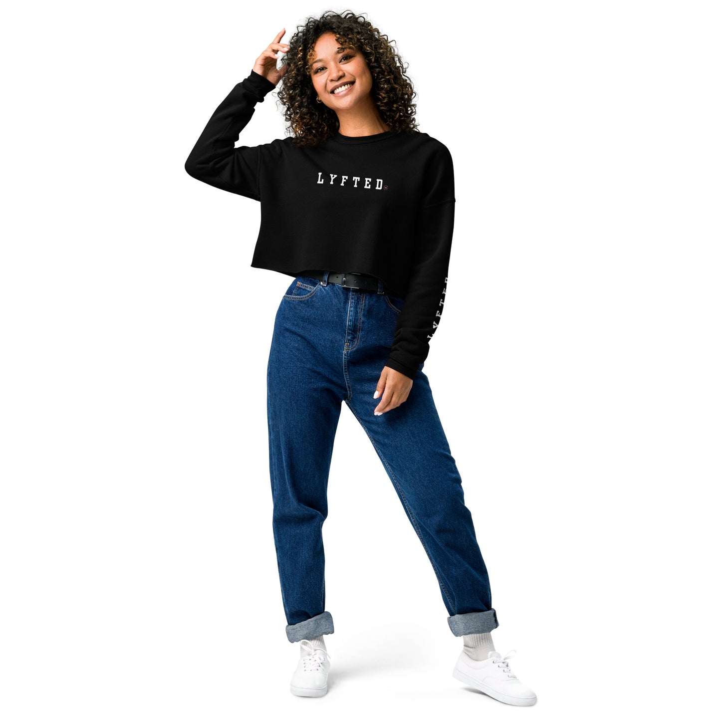 LYFTED LOGO Crop Sweatshirt