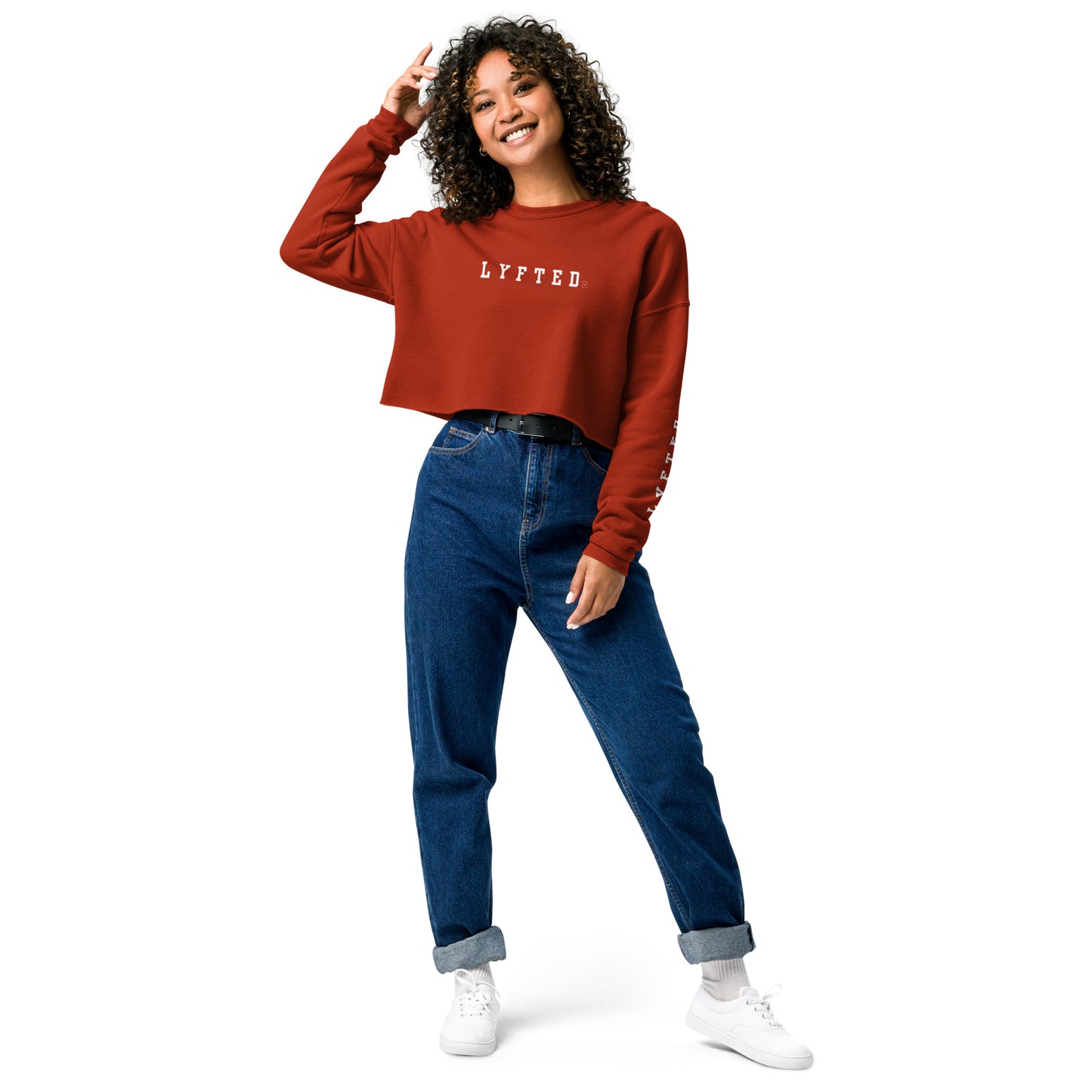 LYFTED LOGO Crop Sweatshirt