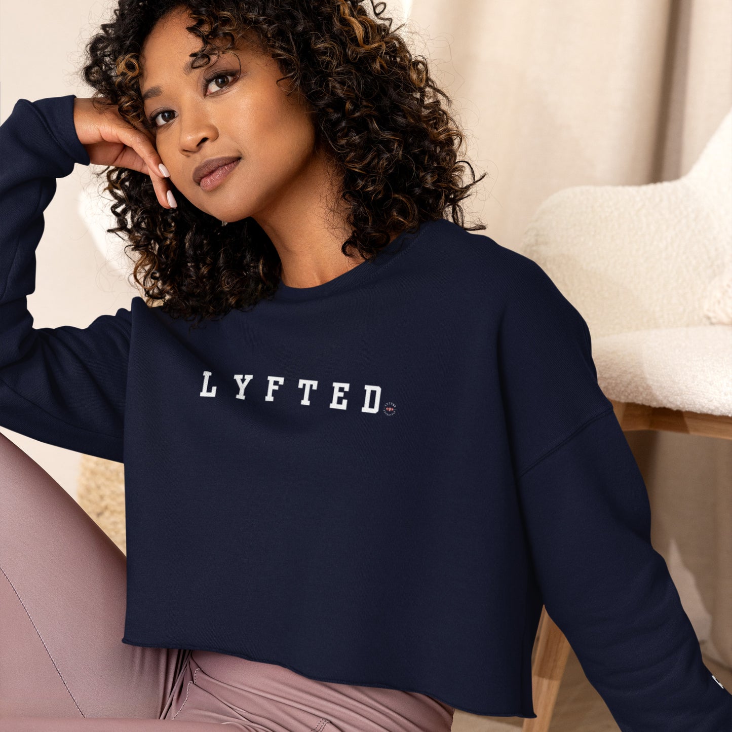 LYFTED LOGO Crop Sweatshirt